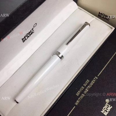 New Replica Montblanc White Pens - Pix Collection Resin Rollerball Pen